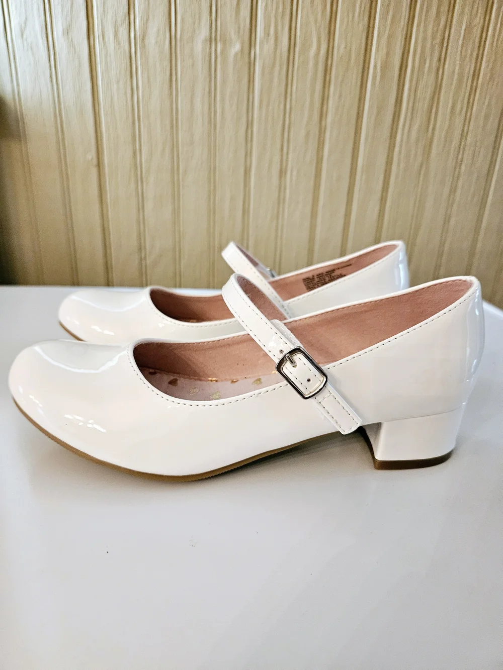 Sonoma Goods for Life Lizzyy Girls Dress Shoes Mary Jane Size 3 White